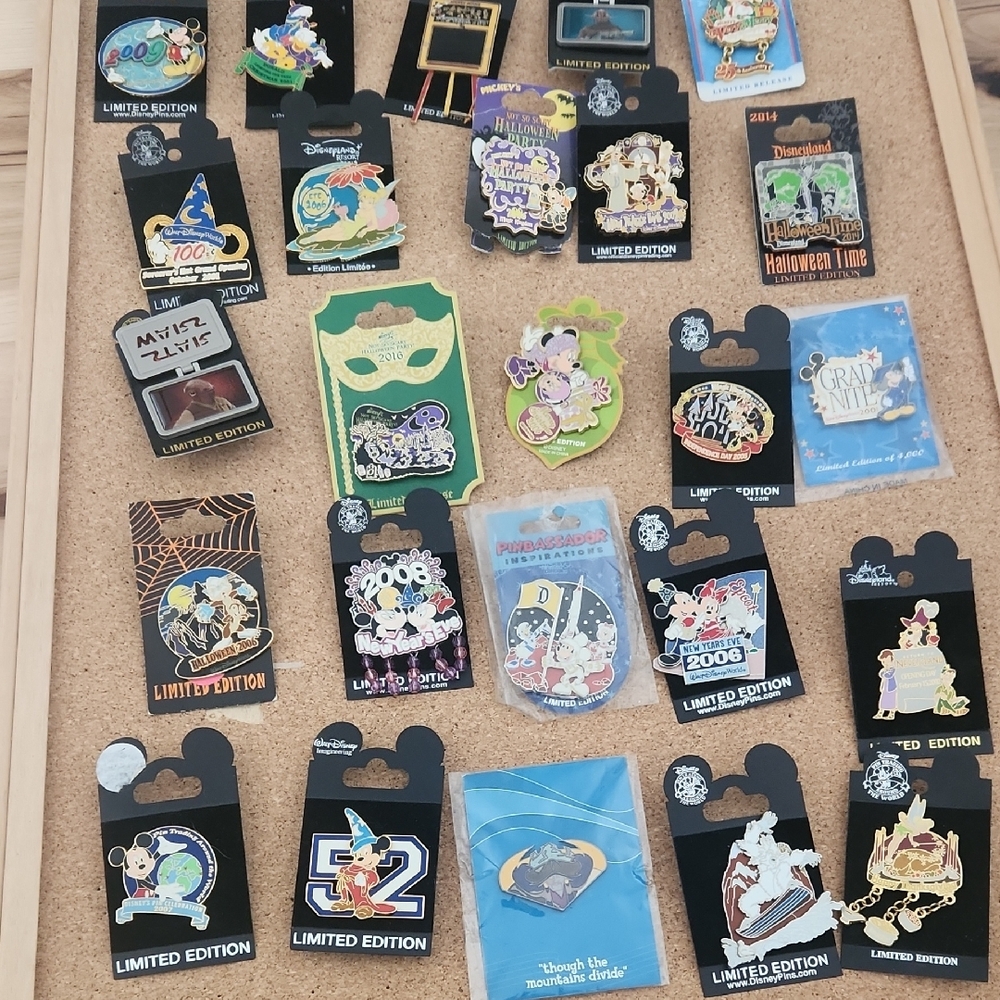 Disney Limited Edition Pin Collection - Multicolor